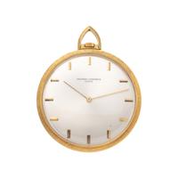 VACHERON & CONSTANTIN, 18K YELLOW GOLD OPEN FACE POCKET WATCH