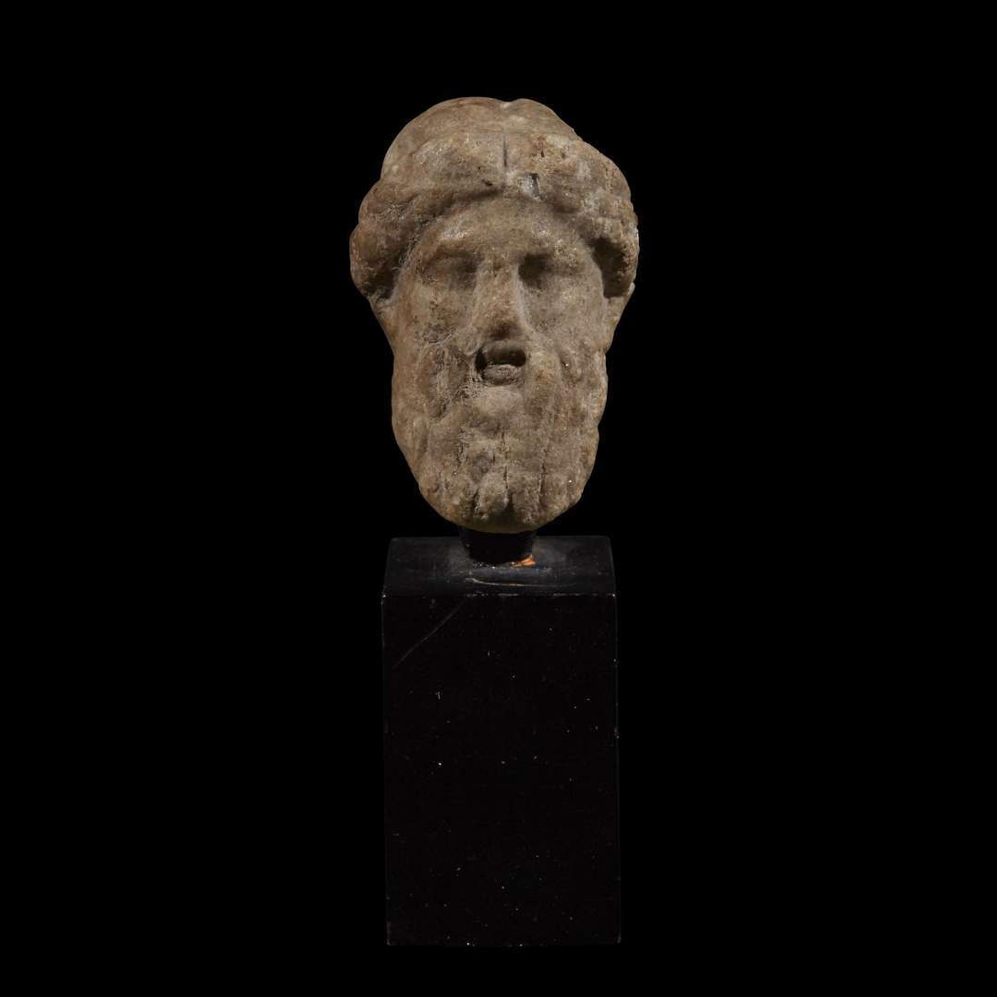 ROMAN HEAD OF ZEUS 2nd Century AD