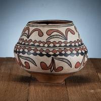 San Ildefonso Polychrome Pottery Jar