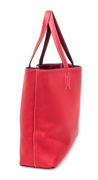 An Hermes Rubis/Bougainvillea 45cm Taurillon Clemence Double Sens Tote, 17.5" x 15.5" x 5".
