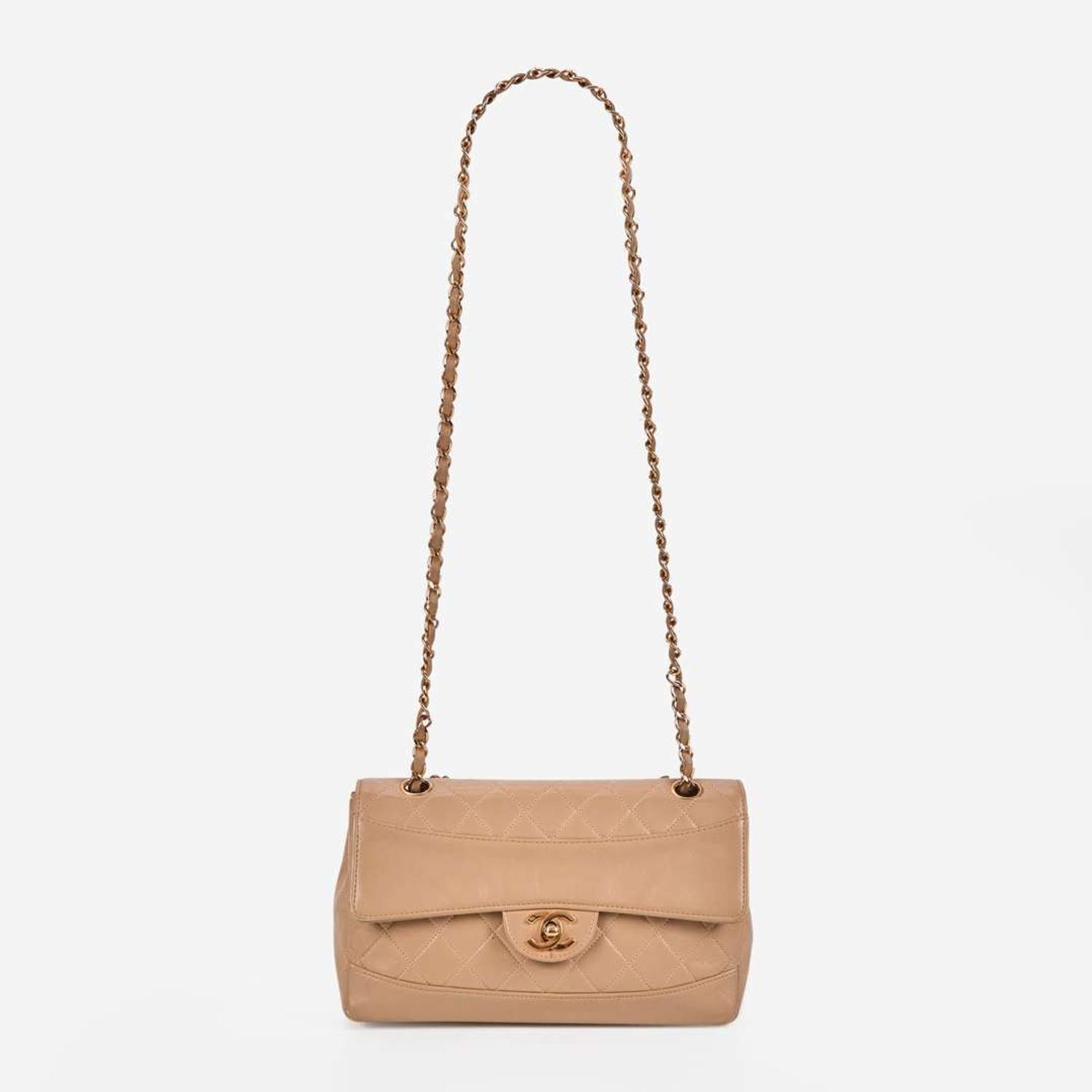 A Vintage Single Flap Quilted Chanel Shoulder Bag Chanel c. 1990