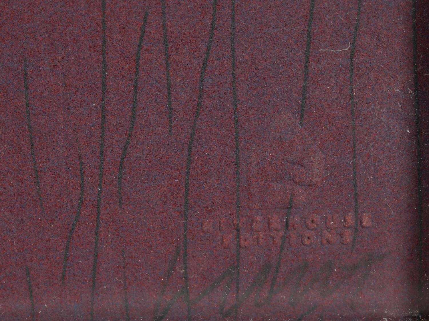 Vertical Lines Not Straight Not Touching on Color (plate numbers 1, 2, and 5 from the portfolio of six)