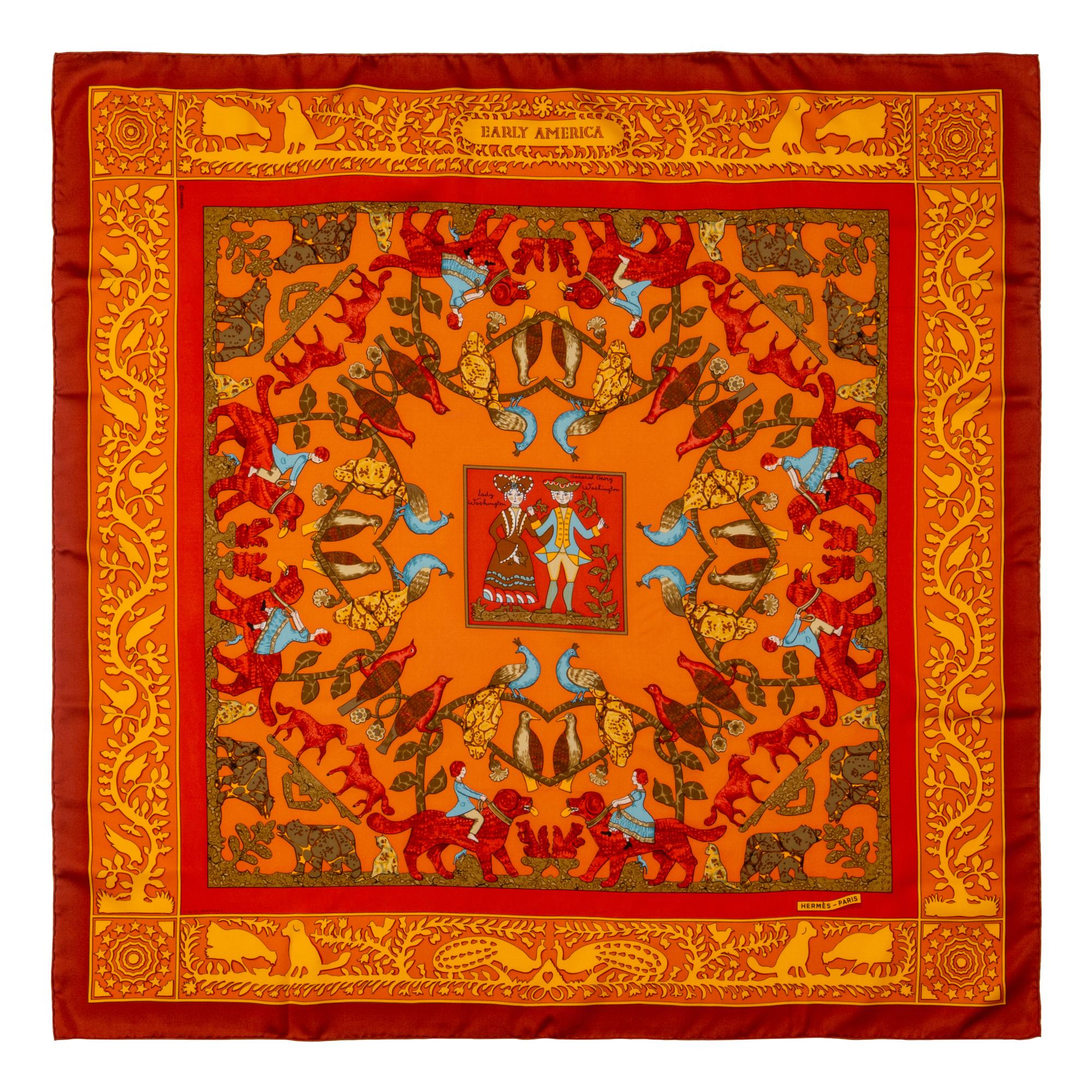 A Group of Four Hermès Scarves
