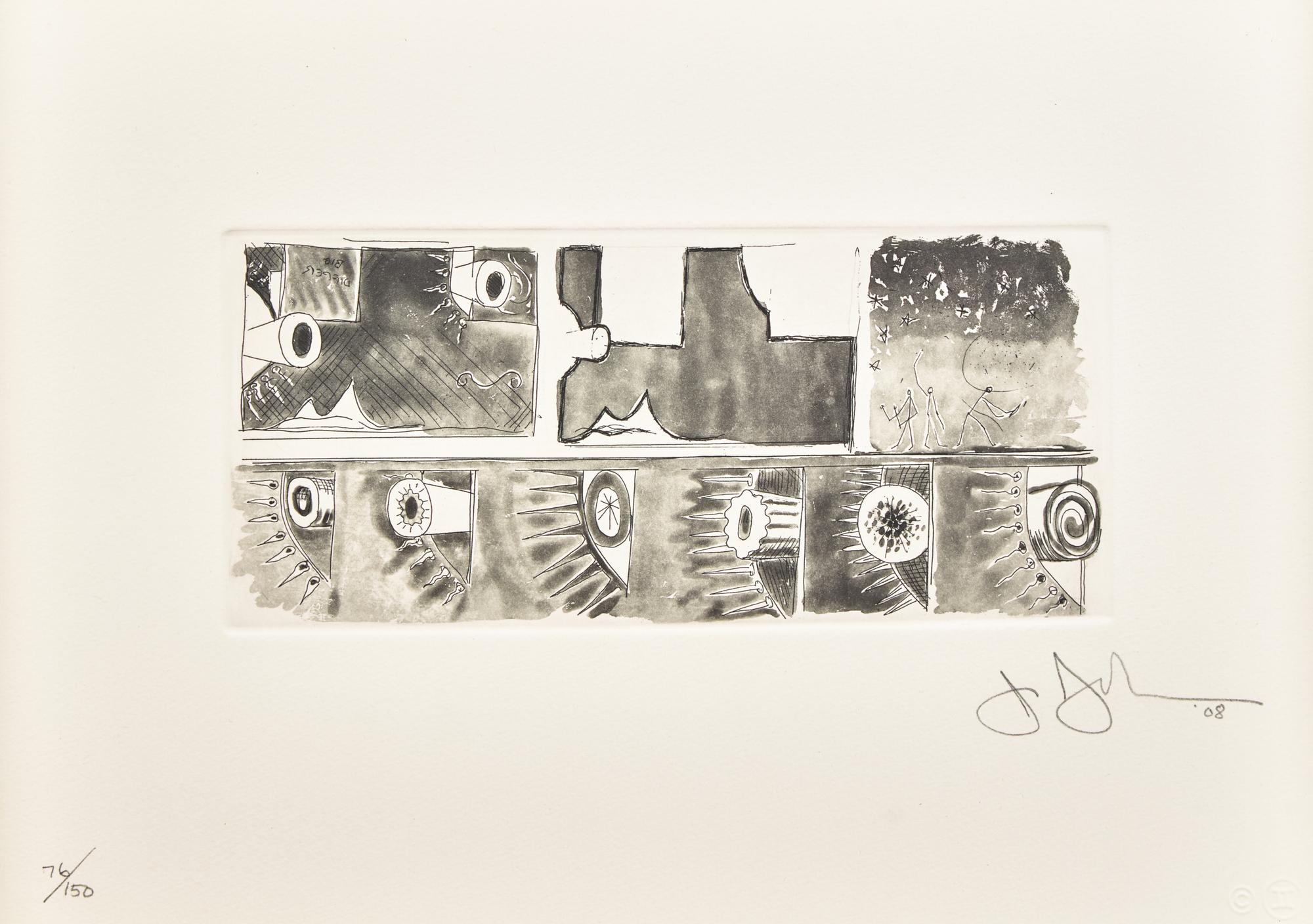 Jasper Johns (American, b. 1930) — Untitled, from Artists for Obama , 2008