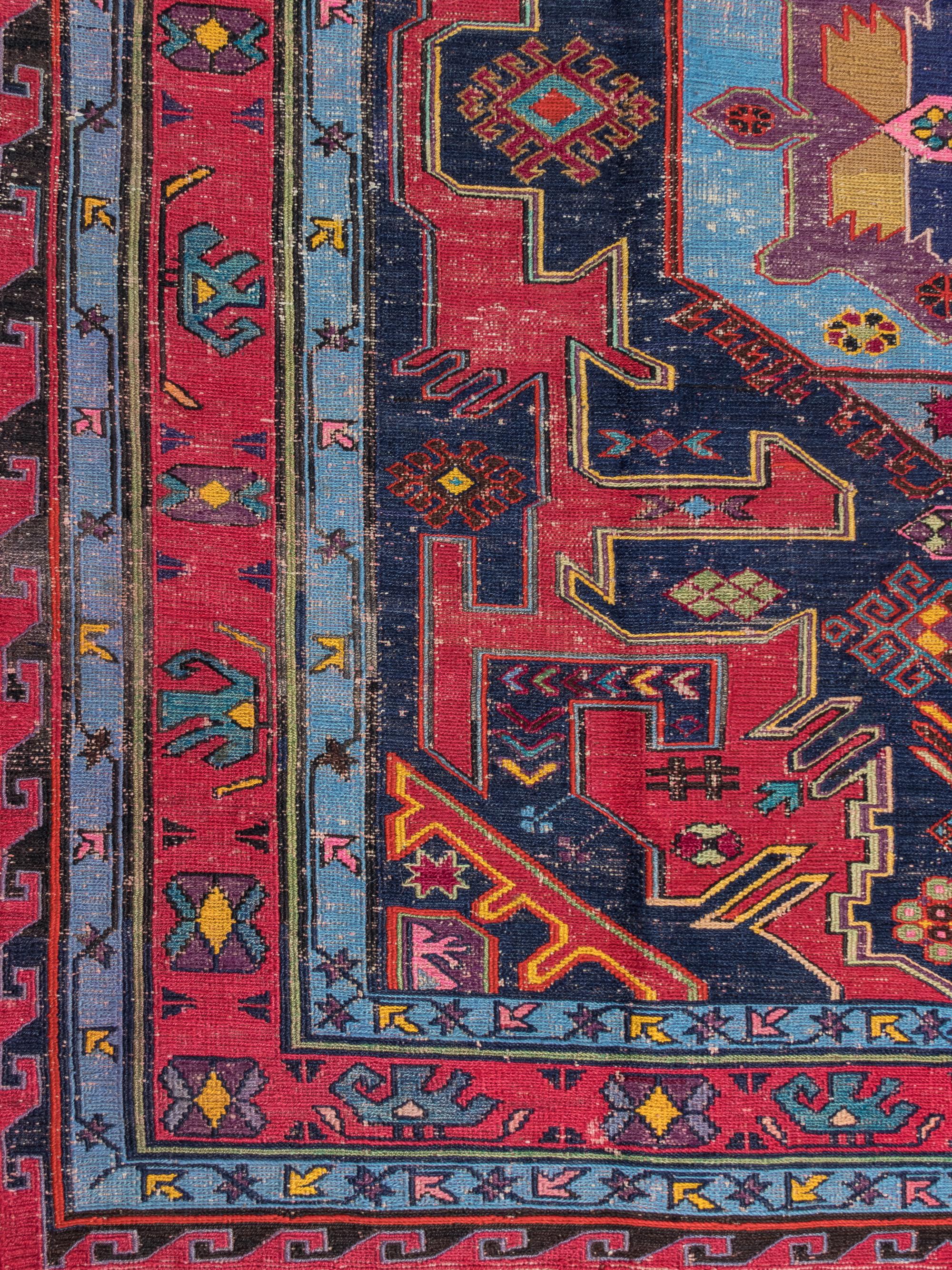 A Turkish Azeri Wool Rug