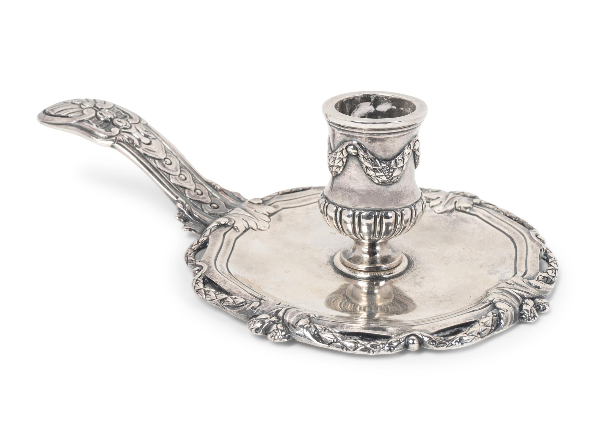 A French Silver Chamberstick — LEON BOULOGNE, PARIS, CIRCA 1900