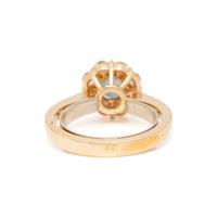 ALEXANDRITE AND DIAMOND RING