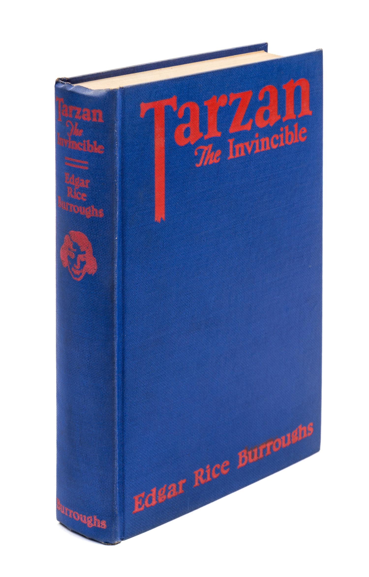 BURROUGHS, EDGAR RICE. Tarzan the Invincible. Tarzana, CA, 1931. First edition.