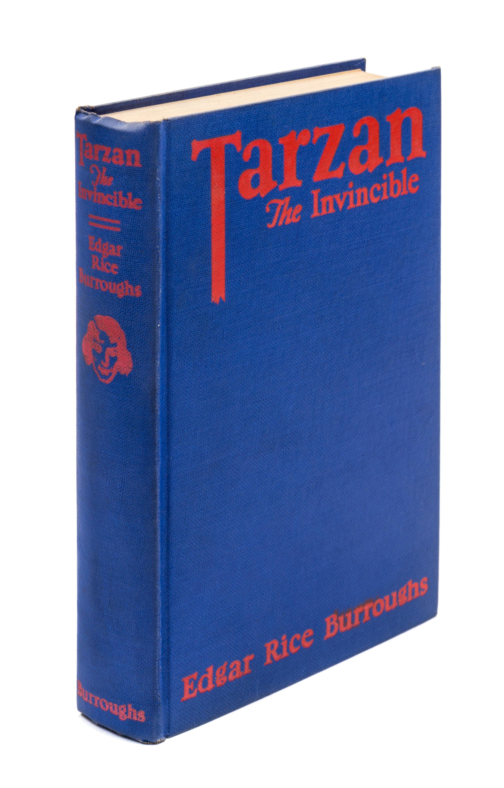 BURROUGHS, EDGAR RICE. Tarzan the Invincible. Tarzana, CA, 1931. First edition.