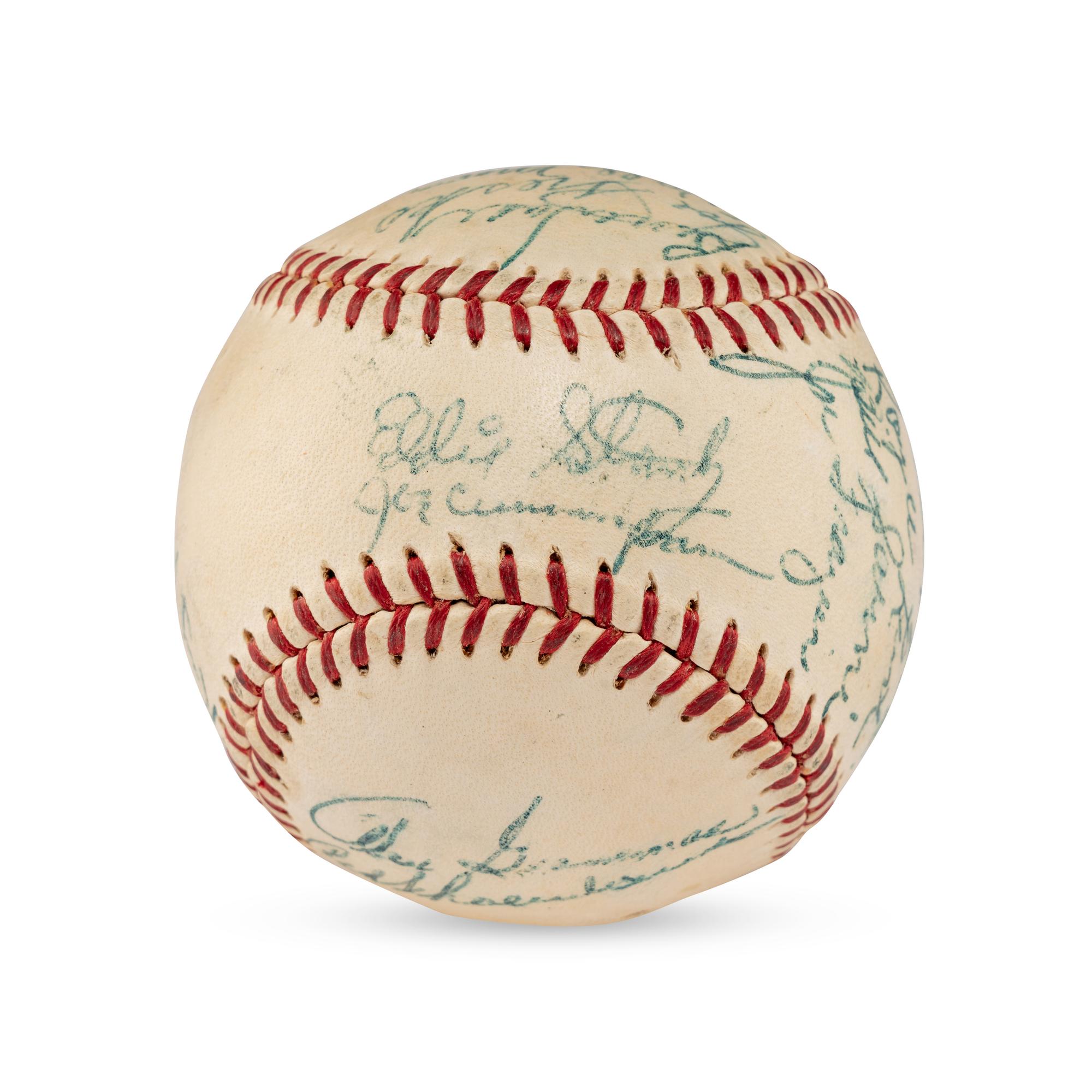 A 1954 St. Louis Cardinals Team Signed Autograph Baseball Featuring Stan Musial (Beckett Authentication Services)
