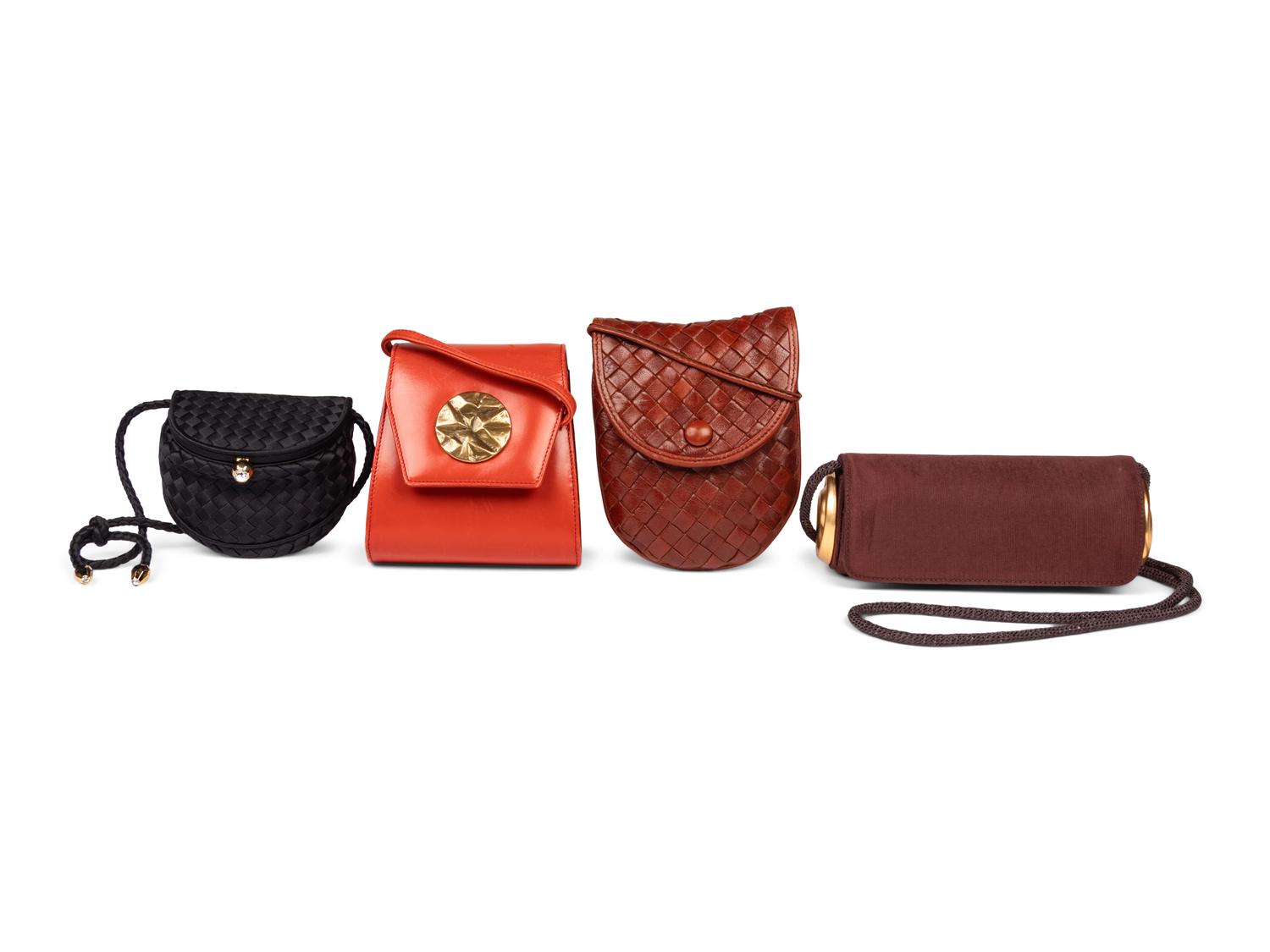 Four Small Designer Bags, Bottega Veneta and Others
