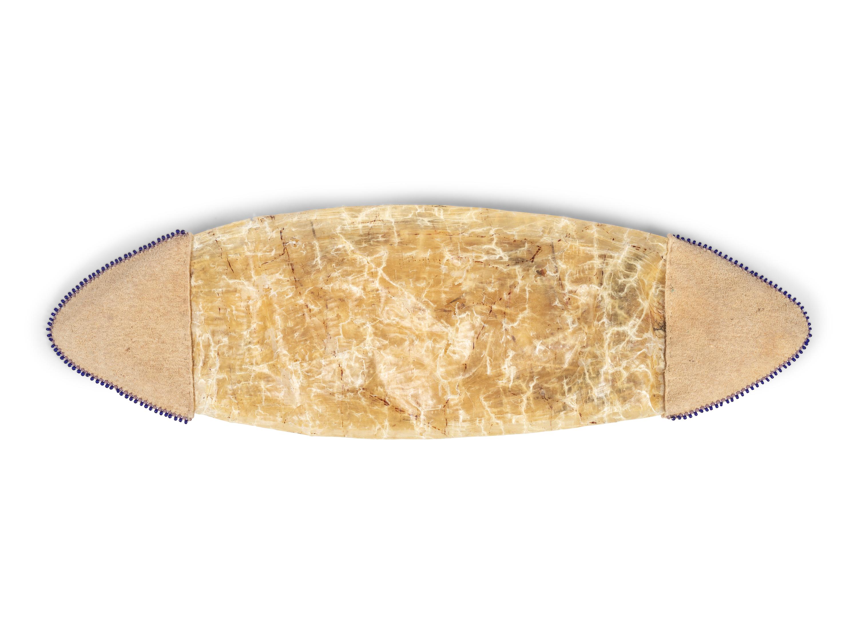 Sioux Buffalo Bladder Quill Container