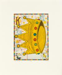 Tony Fitzpatrick, (American, b. 1958), Max and Gaby's Alphabet portfolio, 1999-2000