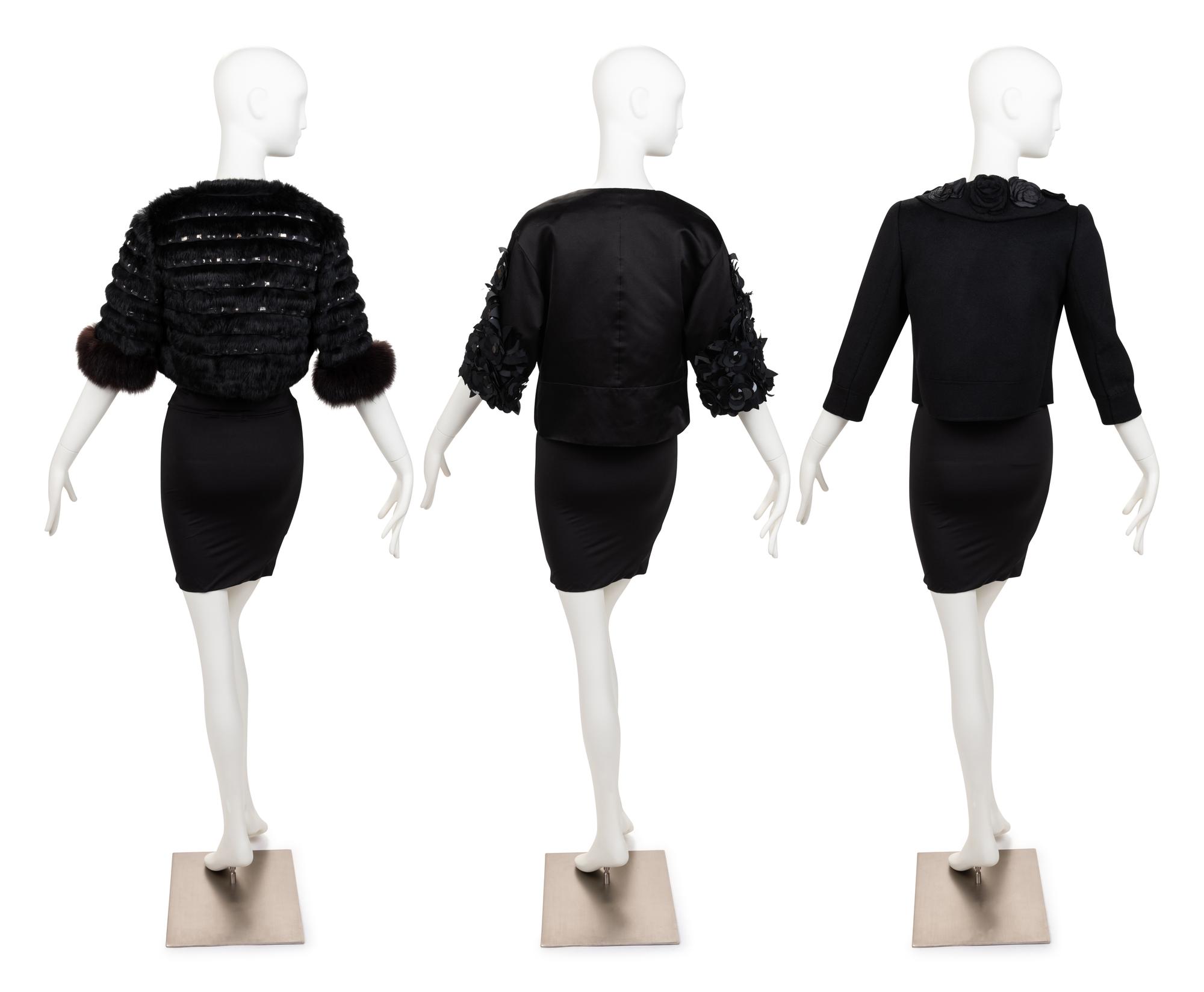 Three Designer Jackets: Two Carolina Herrera, One Oscar de la Renta, 2000s