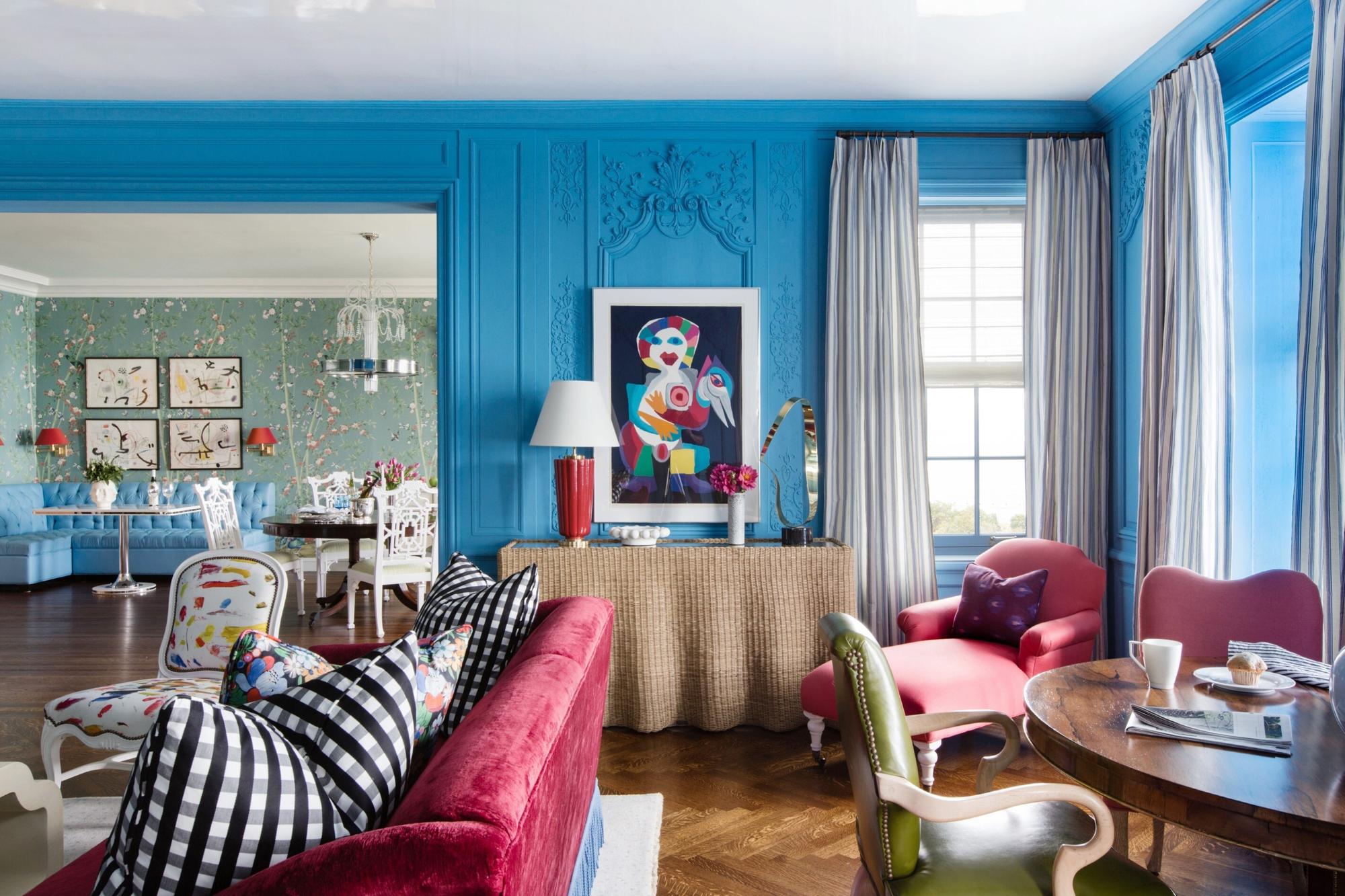 A Custom Upholstered Settee