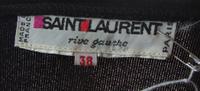 An Yves Saint Laurent Black Top, Size 38.