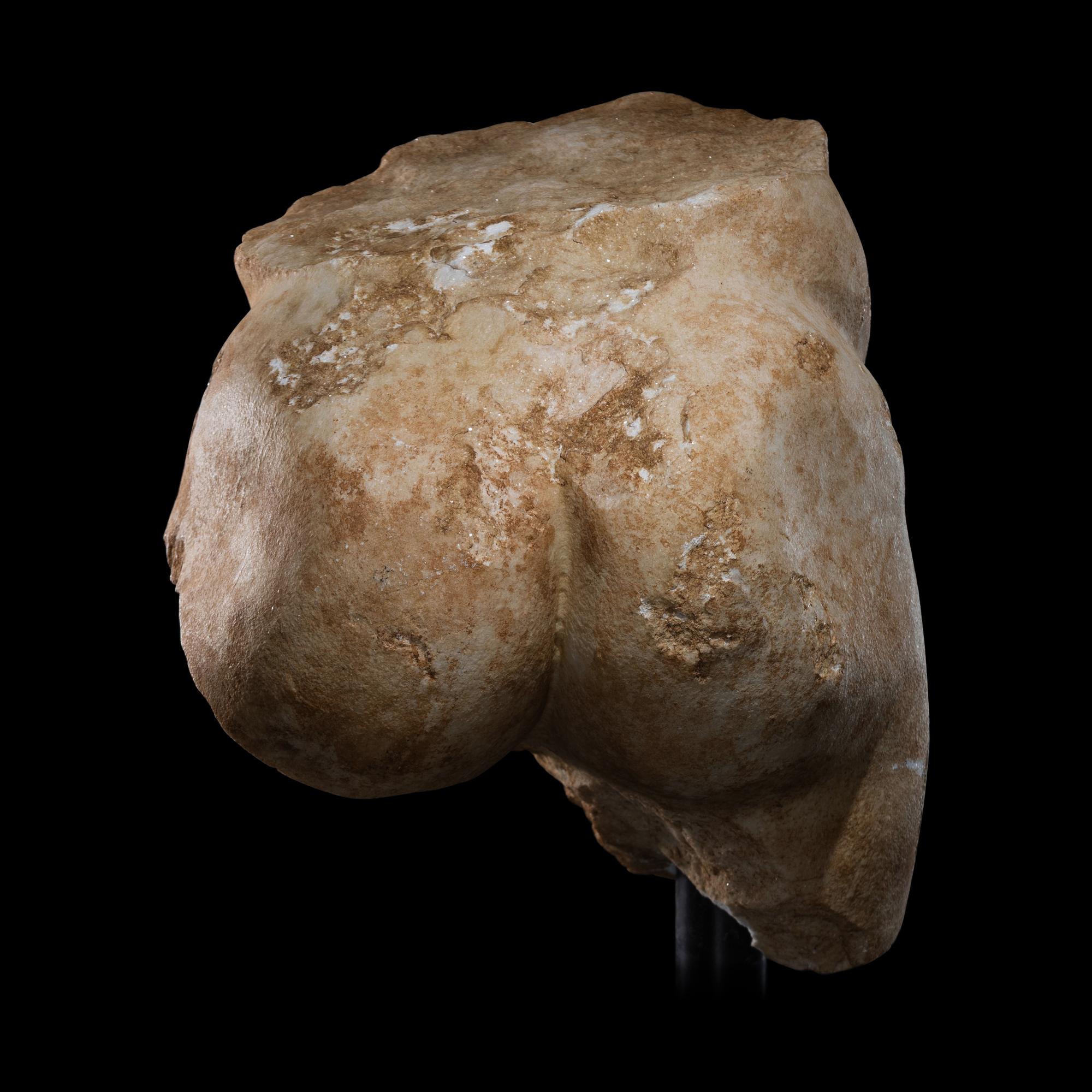 A Roman Marble Lower Torso of a Satyr