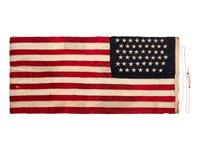 [FLAGS]. 47-star American flag. Made by H. Channon Co., Chicago, IL, 1912.