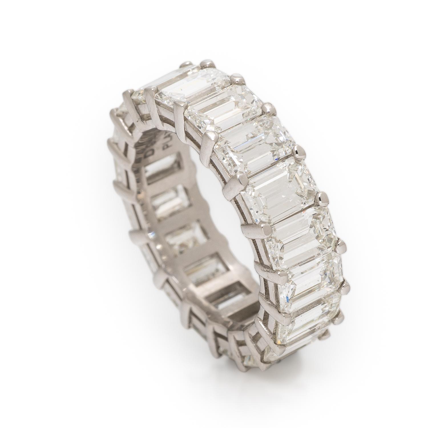 Diamond and Platinum Eternity Band