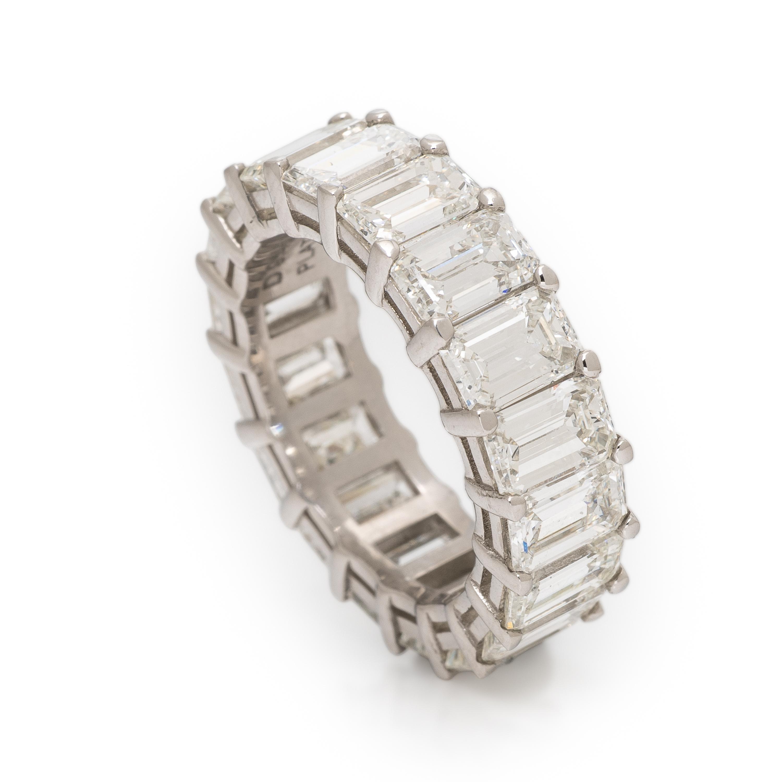 Diamond and Platinum Eternity Band