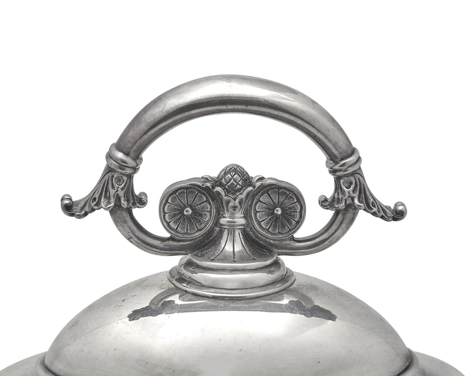 A Sterling Silver Covered Tureen, John C. Moore for Tiffany & Co., New York, NY, Circa 1870-1875