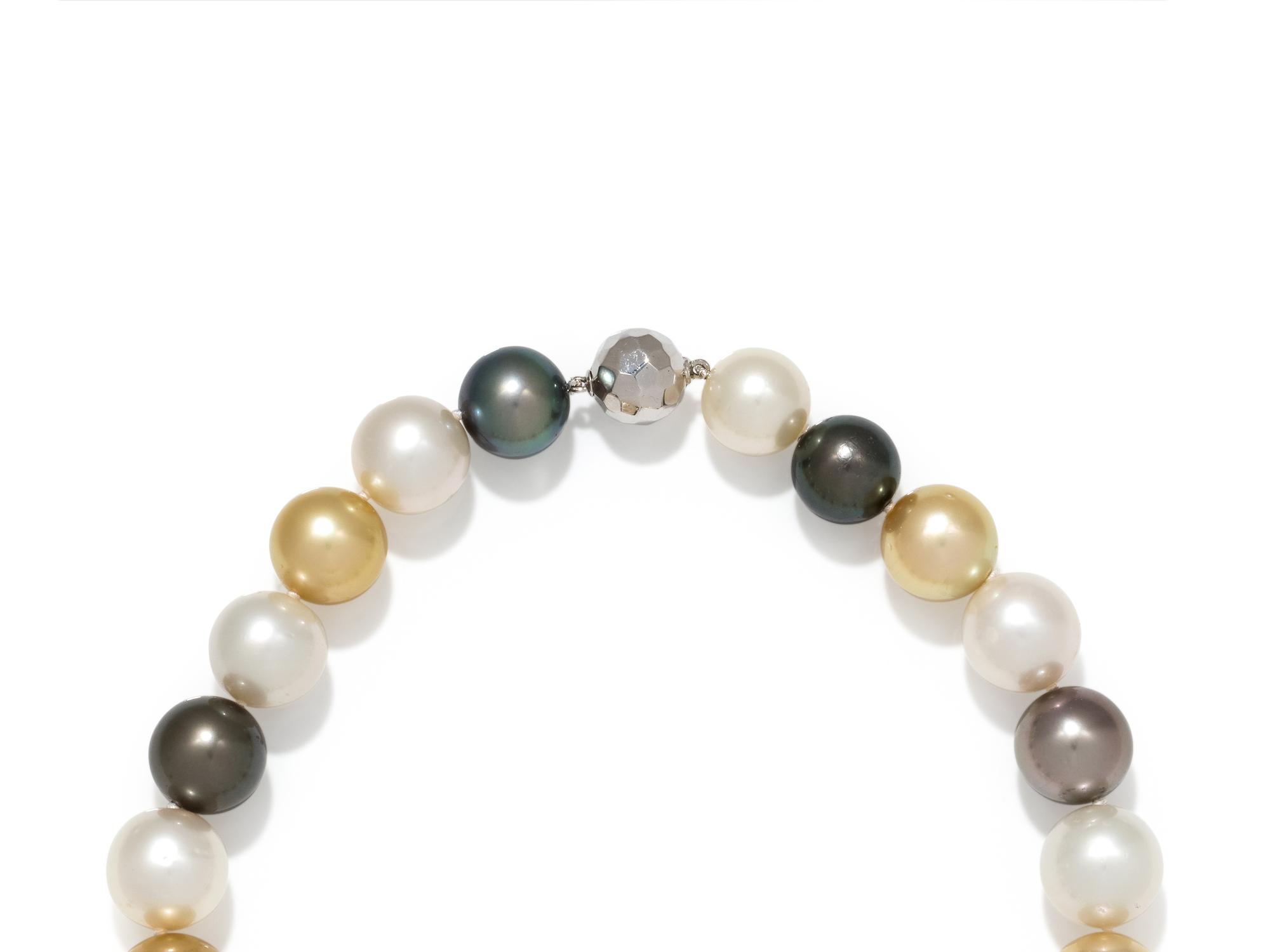 CULTURED MULTICOLOR SOUTH SEA PEARL NECKLACE