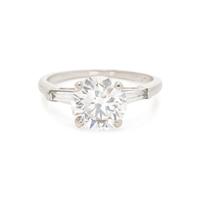 DIAMOND AND PLATINUM RING