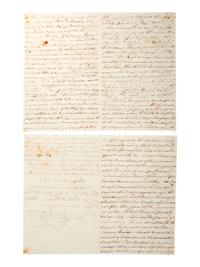 [CIVIL WAR - NAVY]. A group of 2 documents related to the Battle of Baton Rouge and its aftermath, comprising: