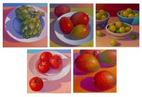 Still Lifes with Fruit (five works)