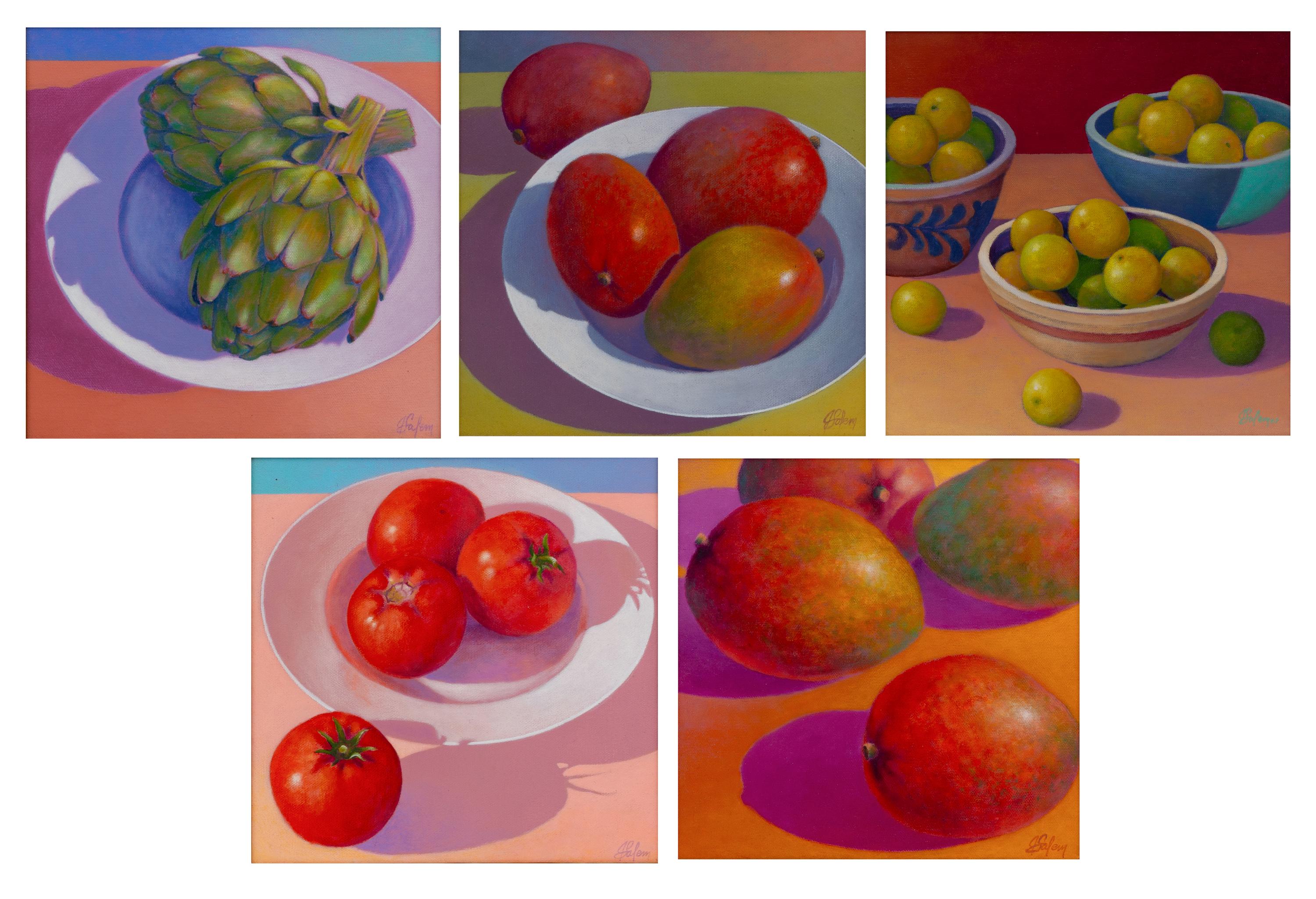 Still Lifes with Fruit (five works)