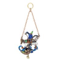 ANTIQUE, SAINT GEORGE SLAYING THE DRAGON PENDANT