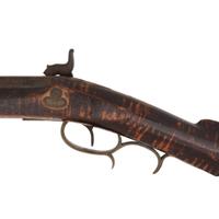 Fullstock Percussion Smooth Rifle by Daniel Brown