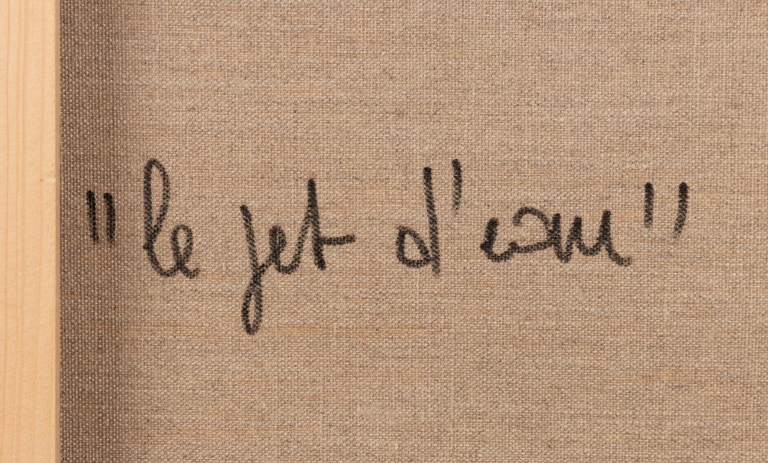 Le jet d'eau