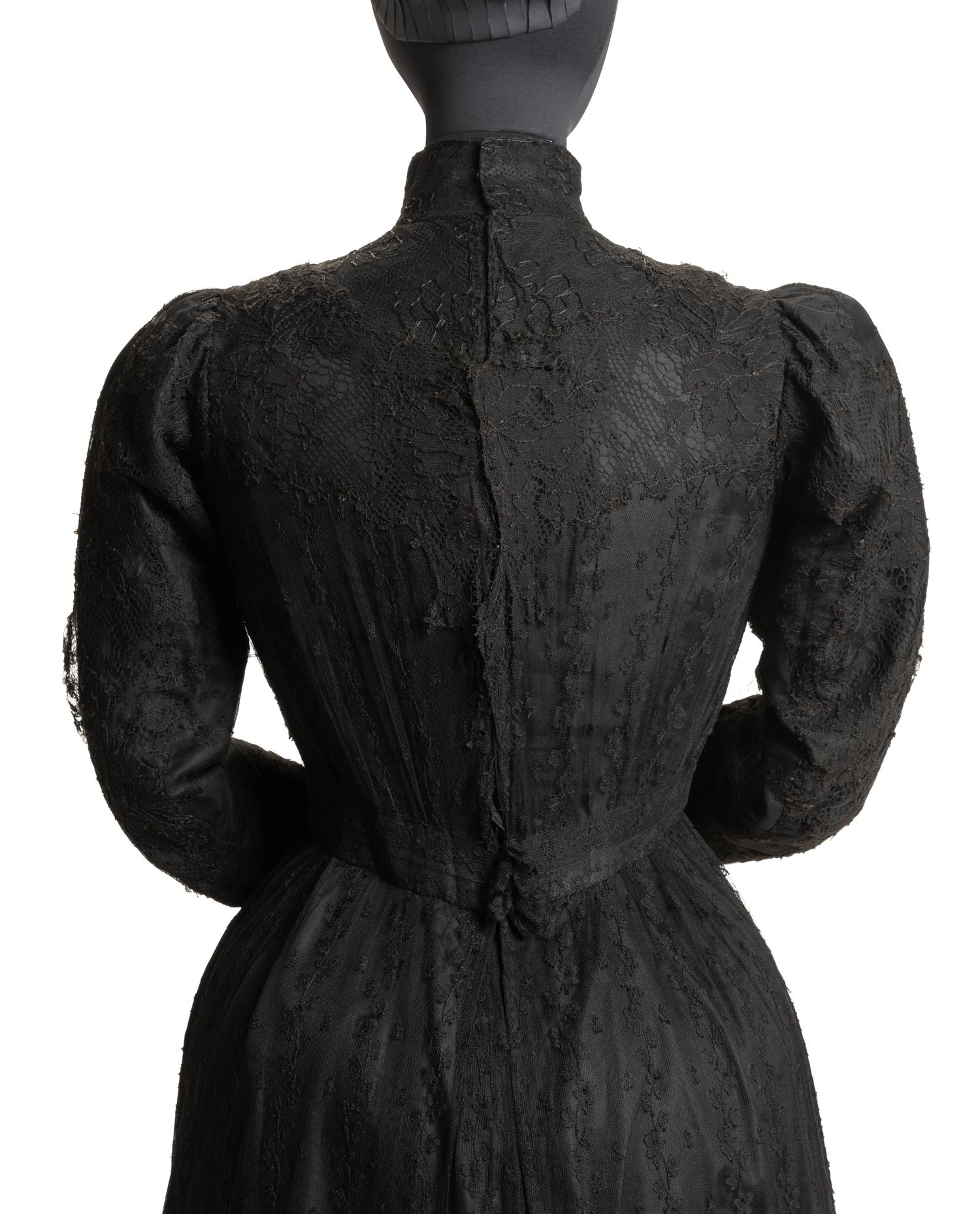 Wilhelmine Eckhardt Edwardian Lace Dress, c.1905