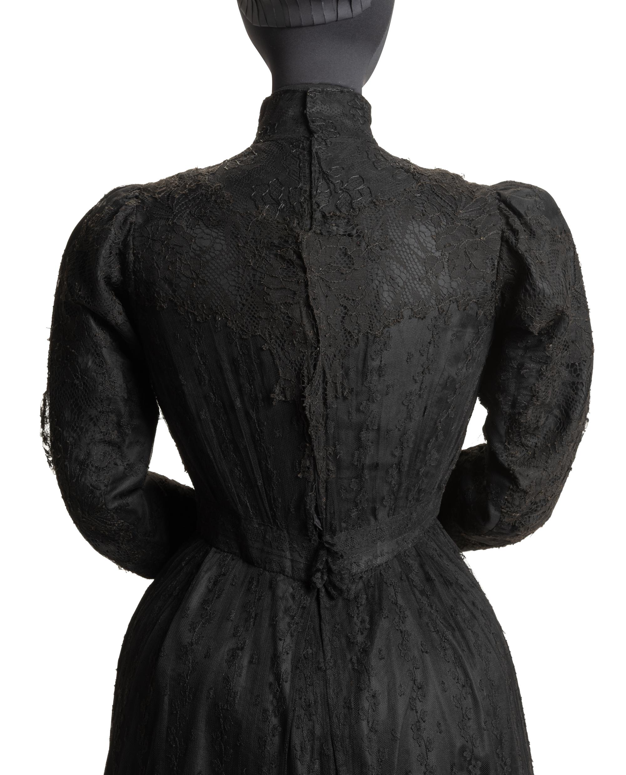 Wilhelmine Eckhardt Edwardian Lace Dress, c.1905