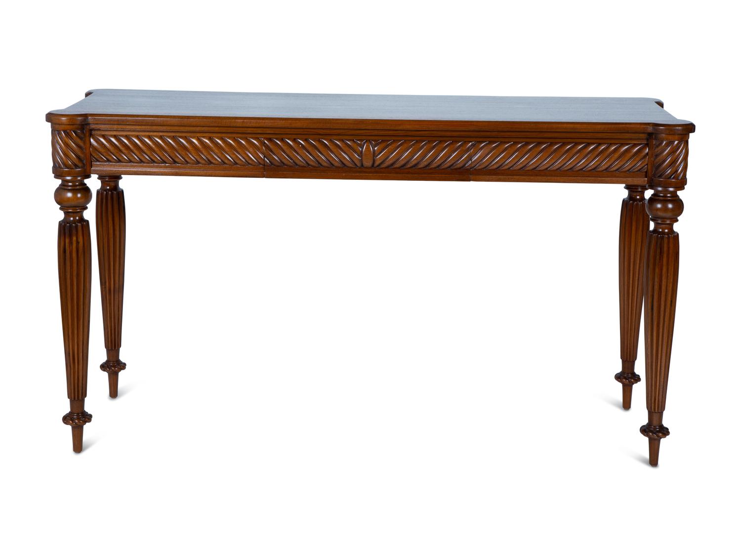 A Regency Style Mahogany Console Table — 20TH CENTURY