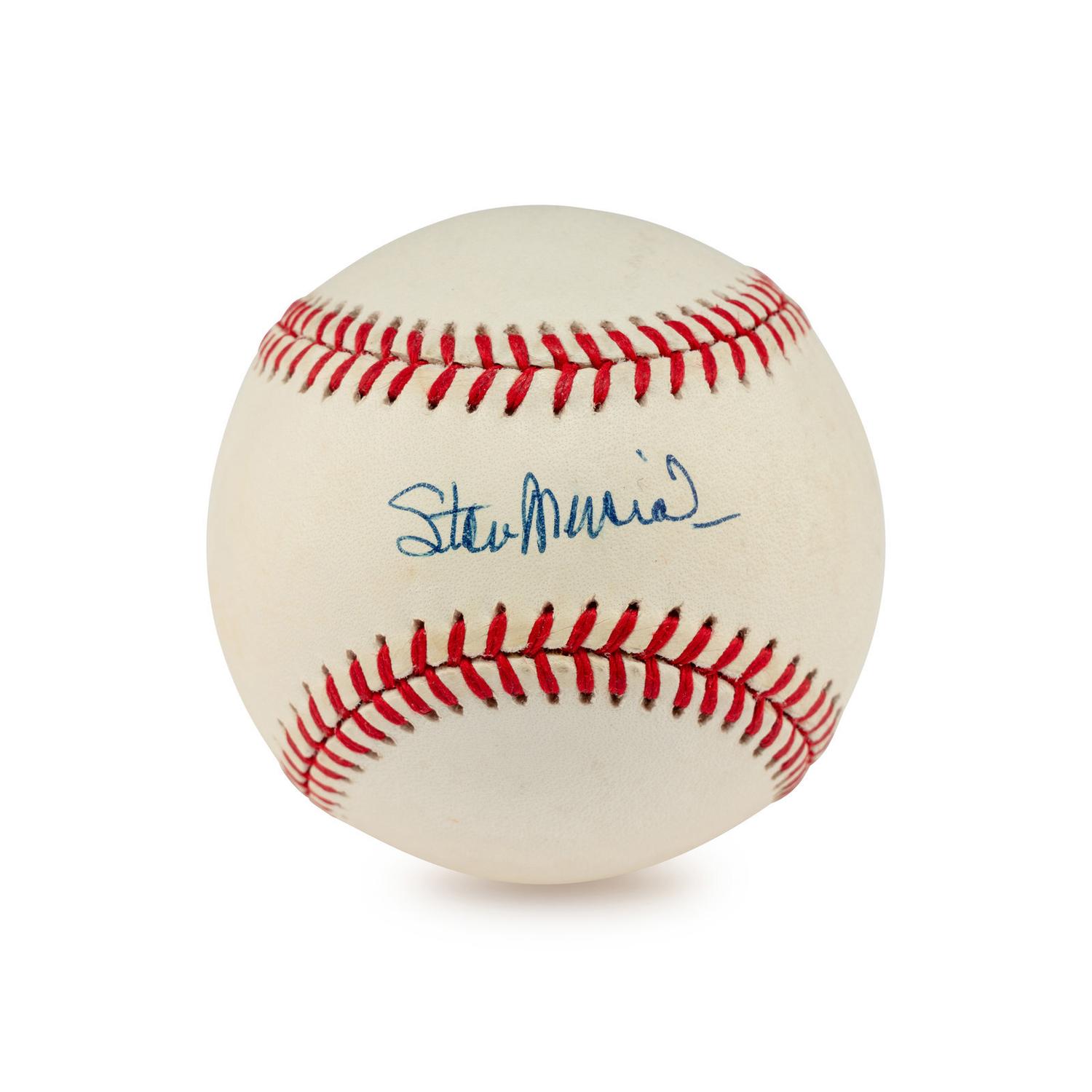 A Large Group of Stan Musial Signed Autograph Items,