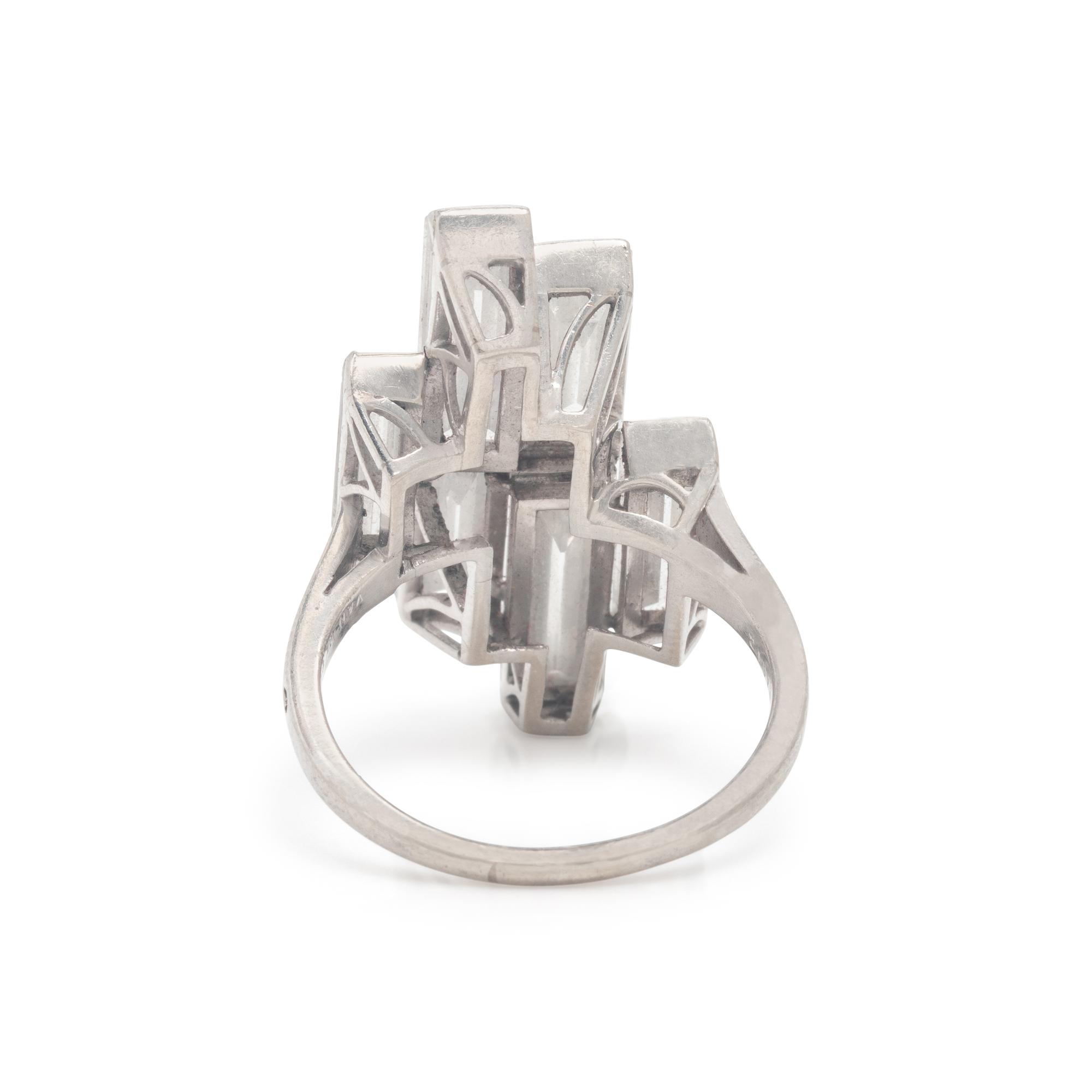 Van Cleef & Arpels, Diamond and Platinum Ring