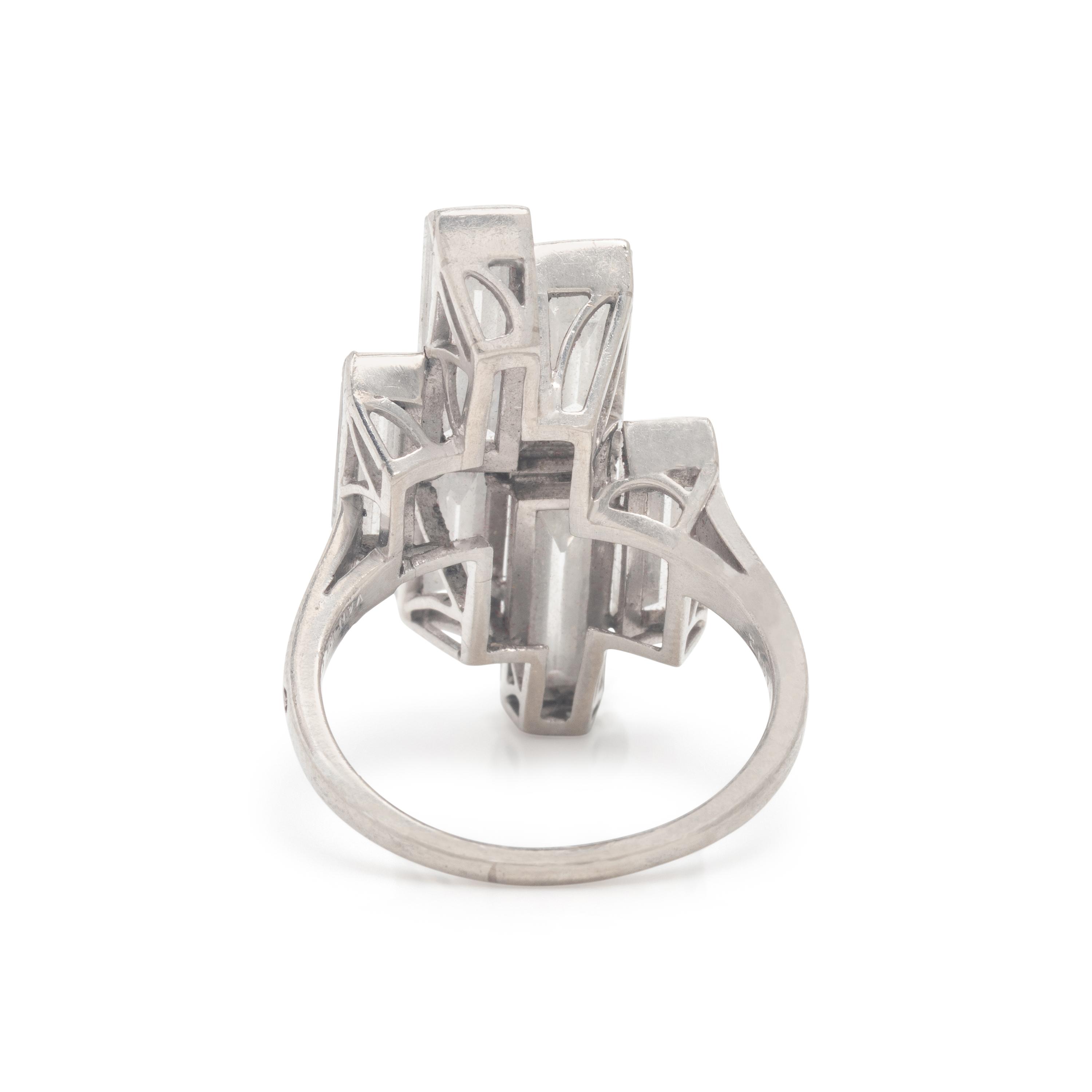 Van Cleef & Arpels, Diamond and Platinum Ring