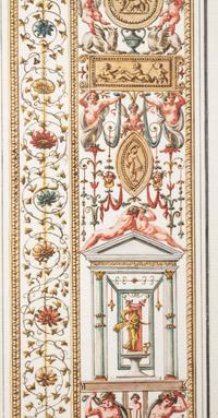 A Set of Eight Neoclassical Watercolor Illustrations