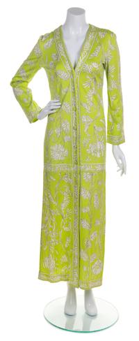 A Pucci Lime Green Caftan,