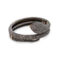 DIAMOND SNAKE BANGLE BRACELET