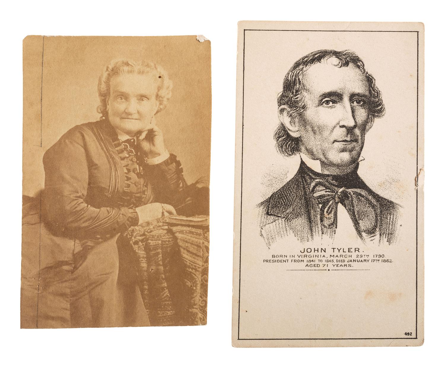 [EARLY PHOTOGRAPHY] Group of 25 commercial American CDVs, 13 European CDVs, and 2 cabinet cards.