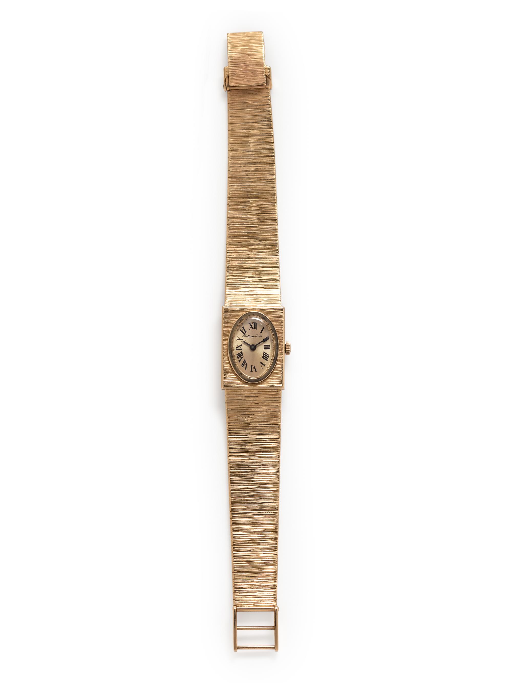 MATHEY-TISSOT, 14K YELLOW GOLD WRISTWATCH