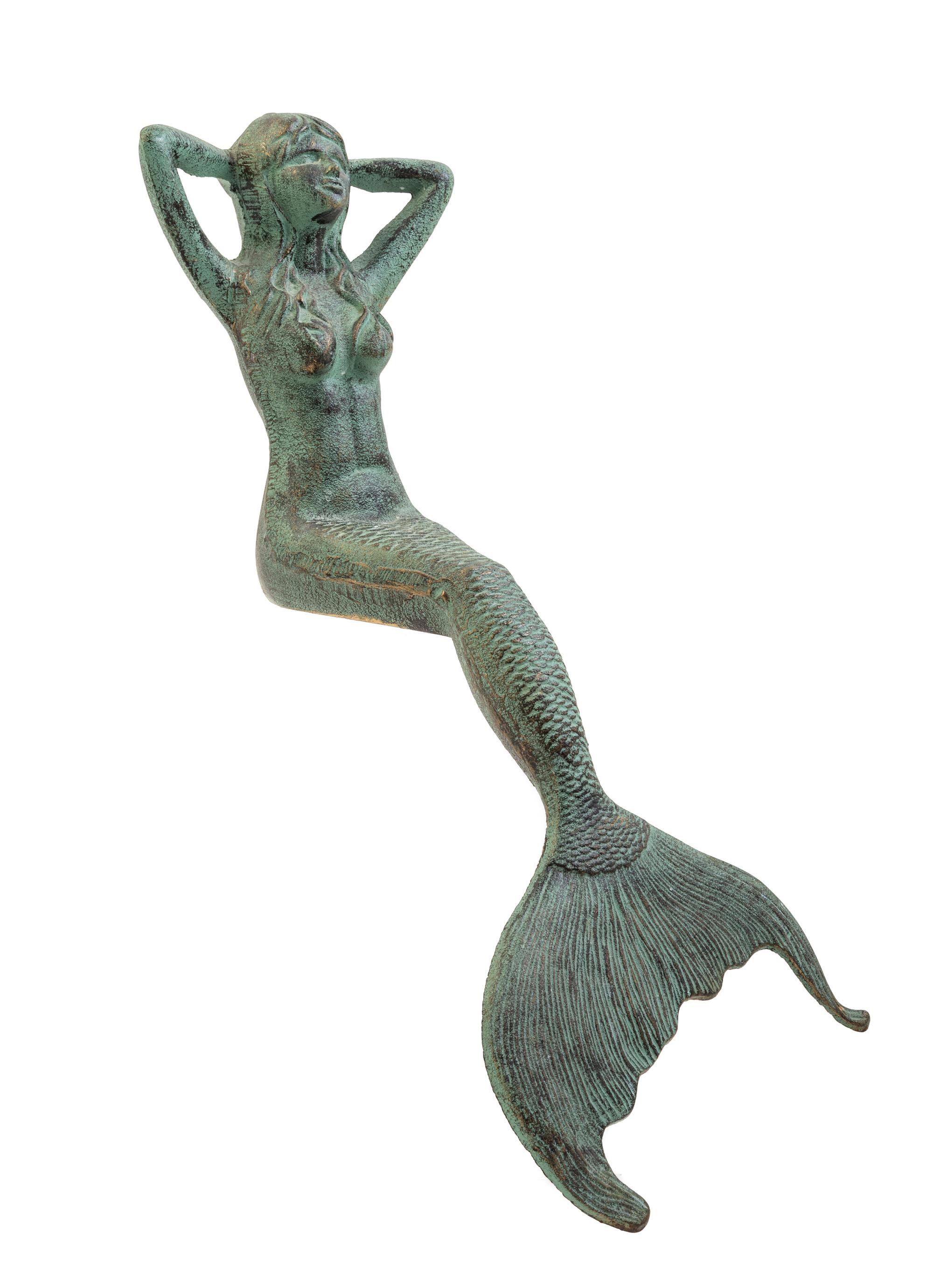 An Iron Figure of a Mermaid
