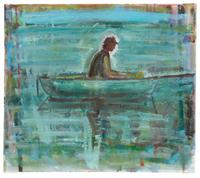 Boatman William Hynes in a Boat Key Largo, FL , 1990, and Rainbow House (two works)