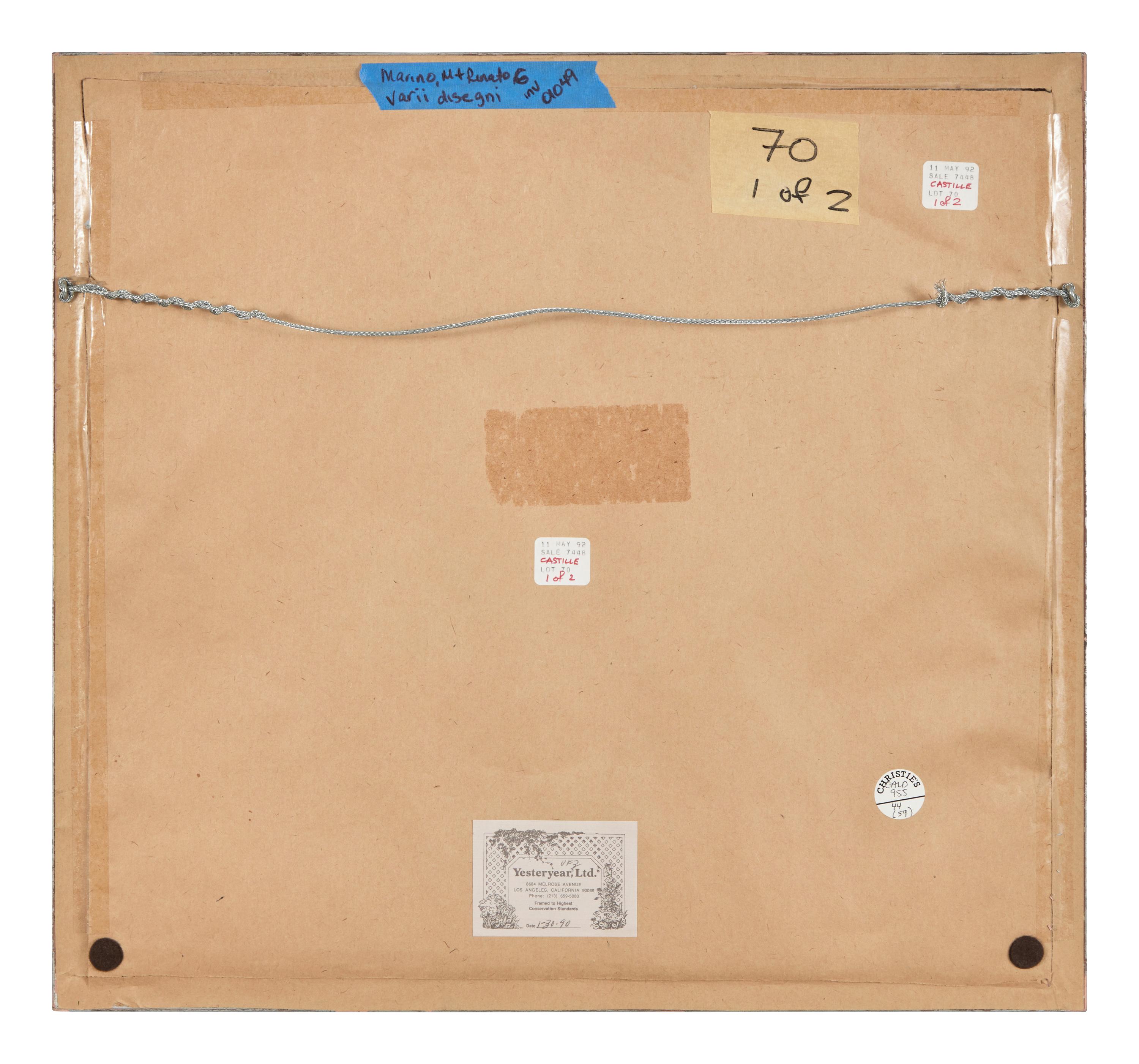Menu (Varii Disegni), 1966
