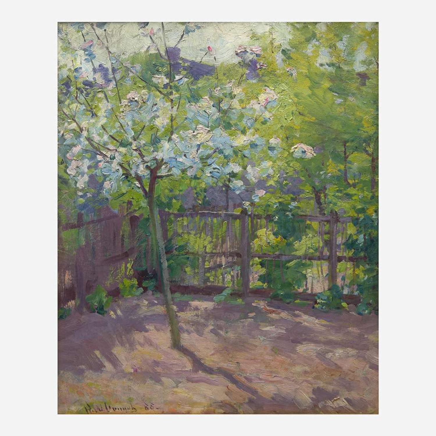 Robert Vonnoh (American, 1858–1933) Flowering Apple Tree