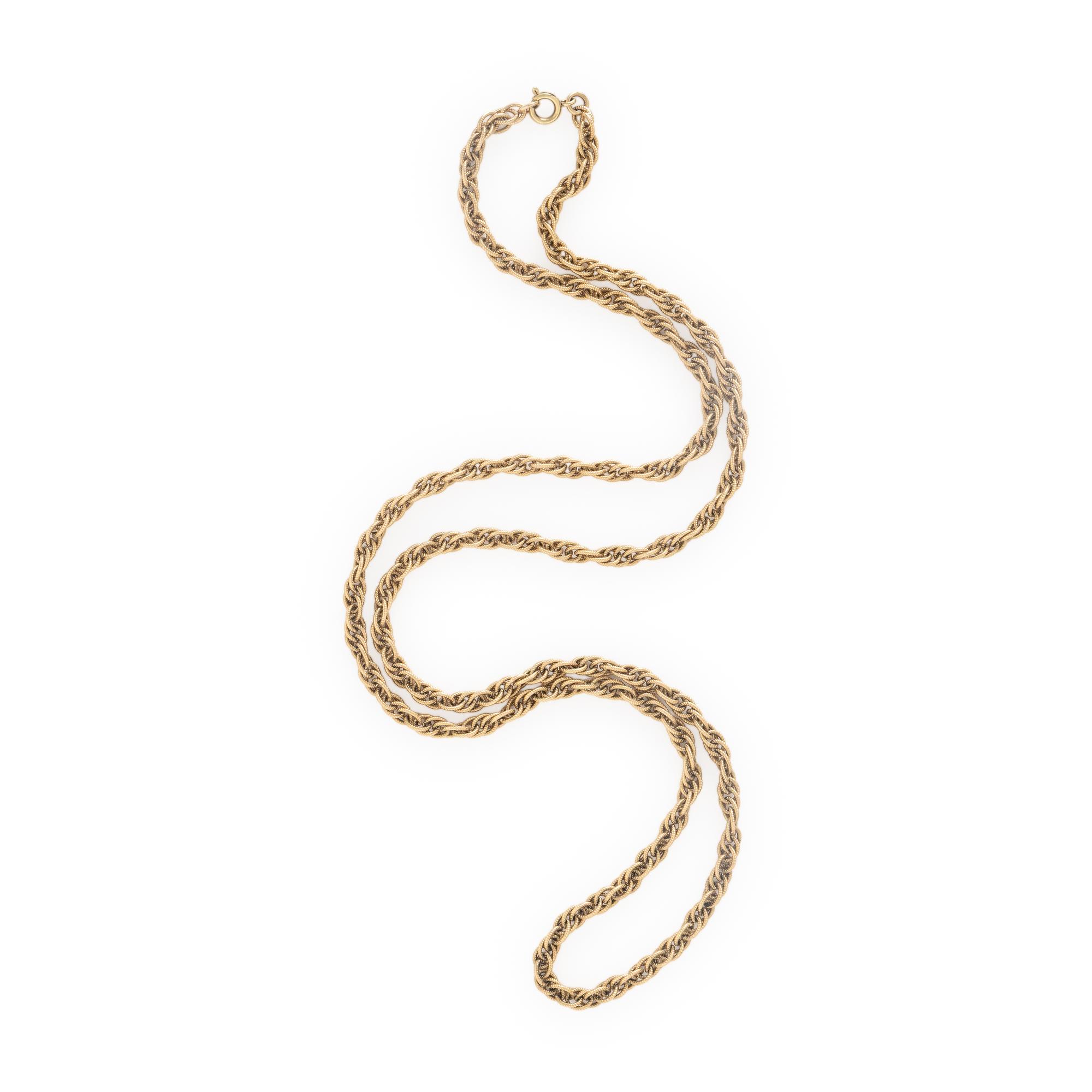 Yellow Gold Chain Necklace