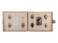 [EARLY PHOTO] English album presented to Capt. Bradley cont. 140+ photos, incl. military subjects.